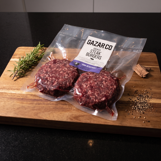 Smoked Steak Burgers